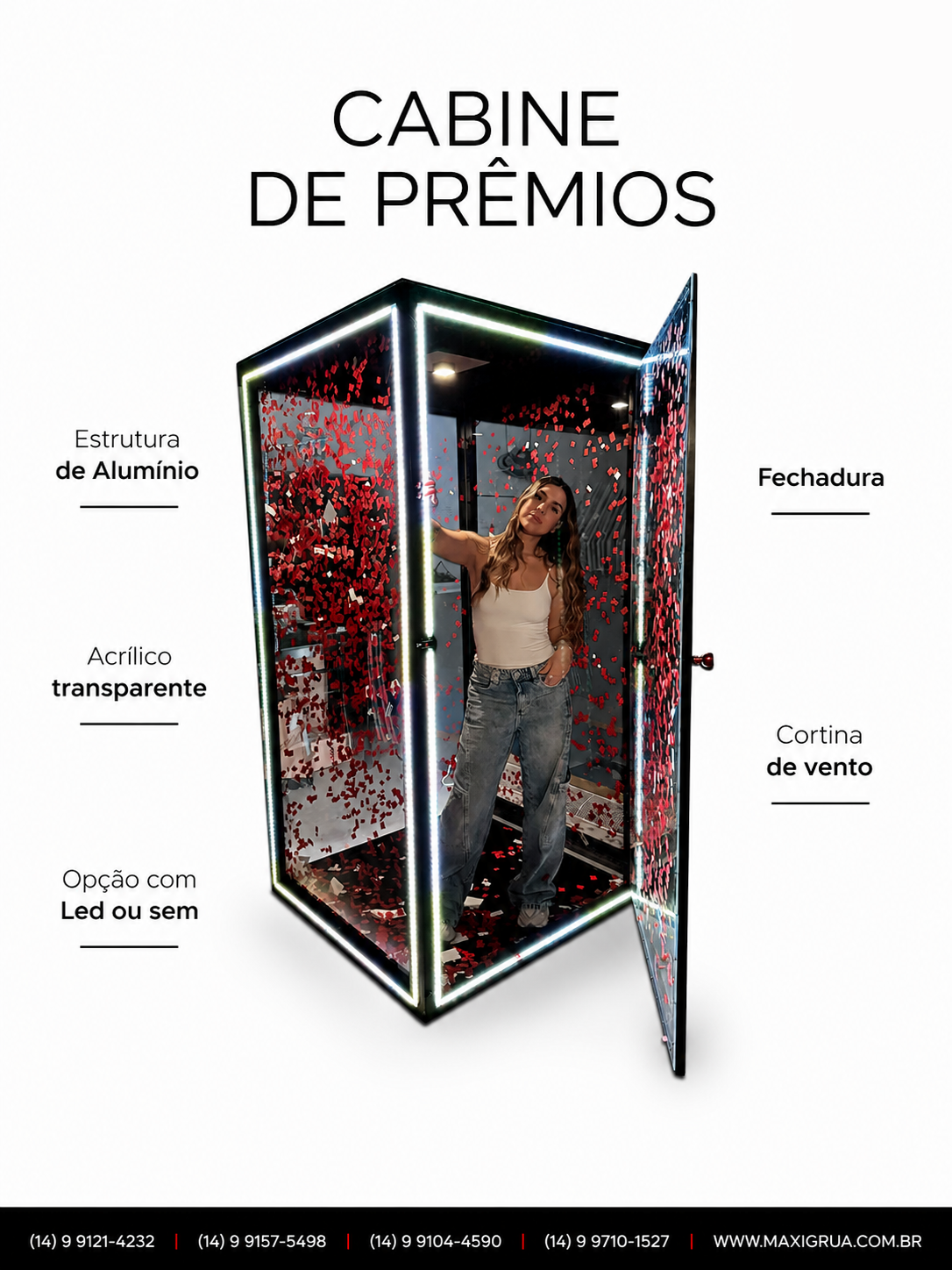 Cabine de Prêmios - Maxi Grua