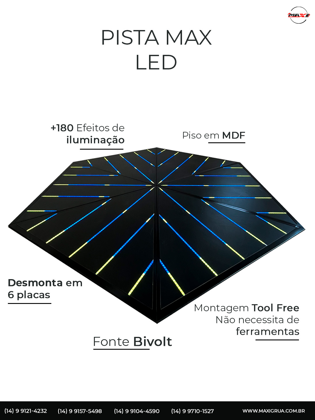 Pista Max LED - Maxi Grua