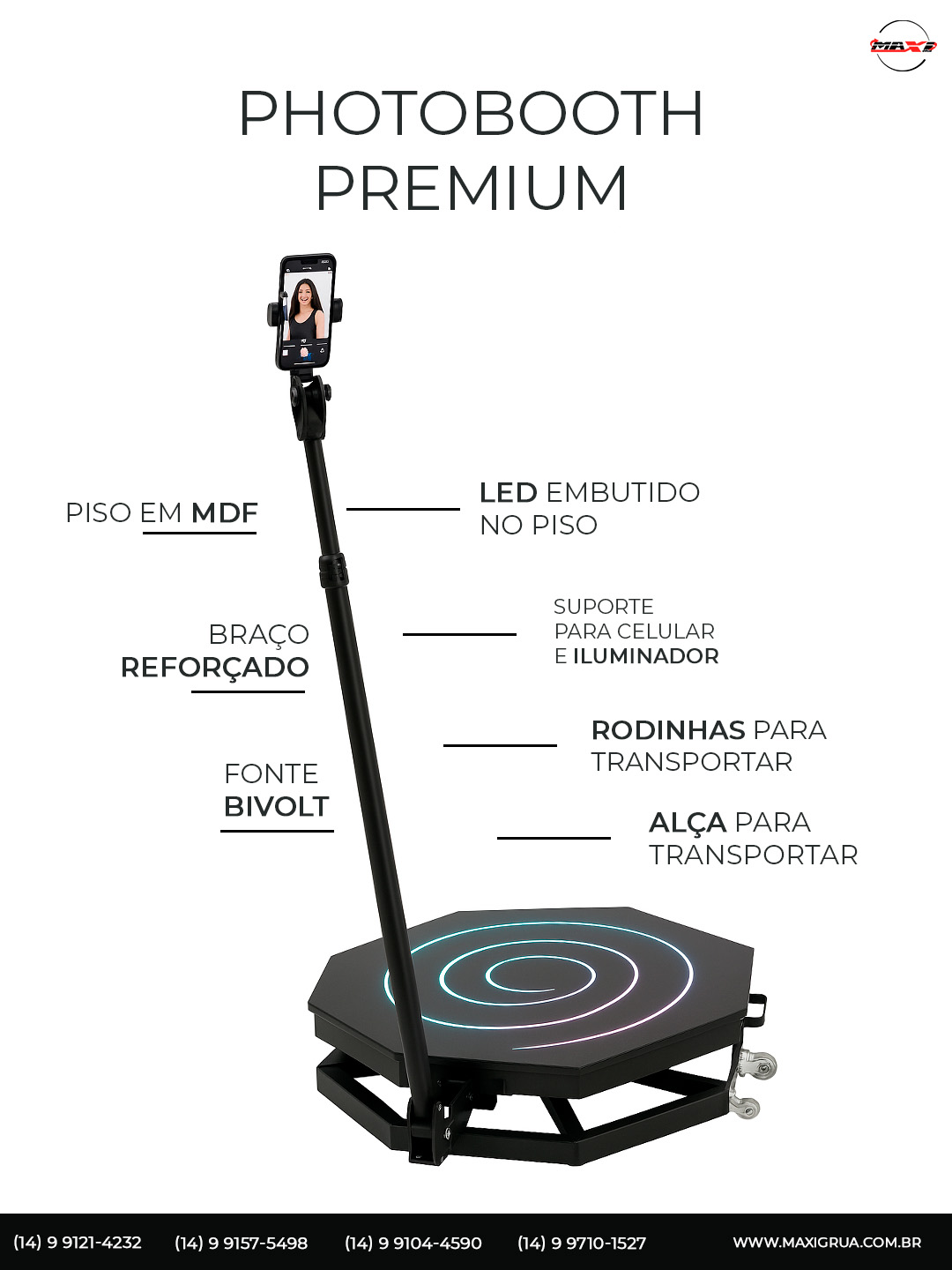 Plataforma Premium - Maxi Grua