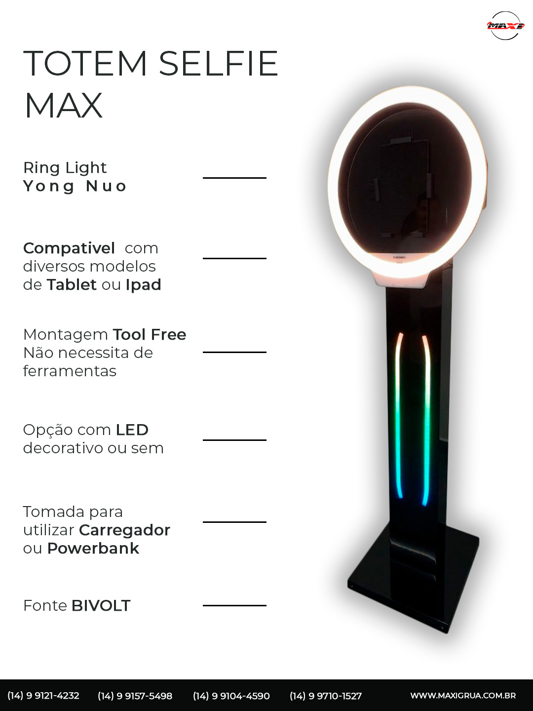 Totem Selfie Max - Maxi Grua