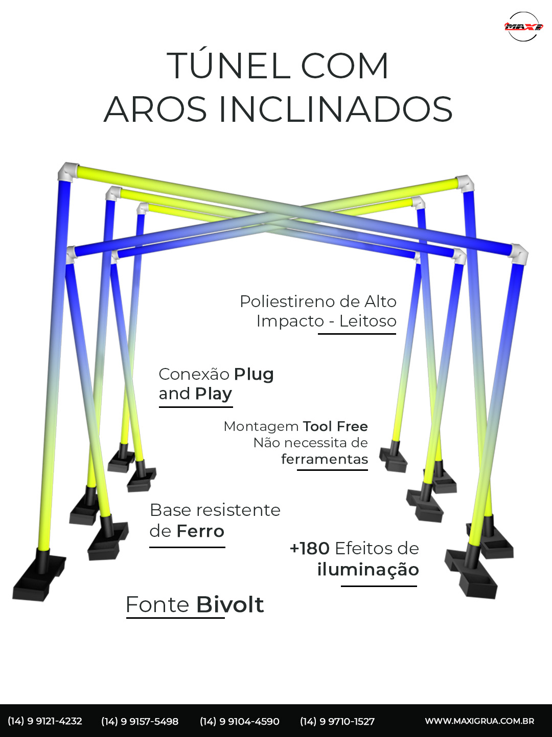 Túnel Inclinado - Maxi Grua